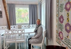 Niina Sydänmaanlakka kokous- ja juhlatila Valtterissa.