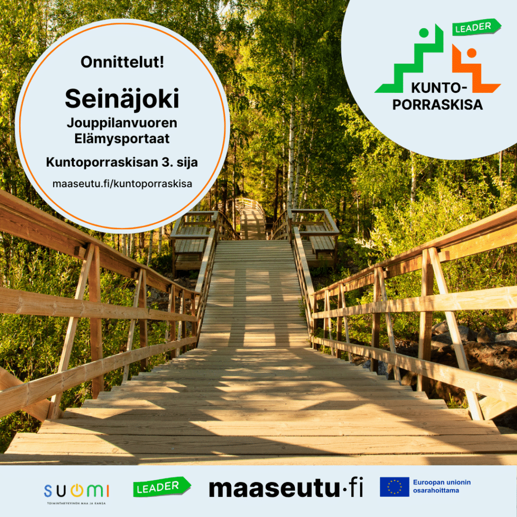 Seinäjoen kuntoportailla kolmanneksi eniten kävijöitä