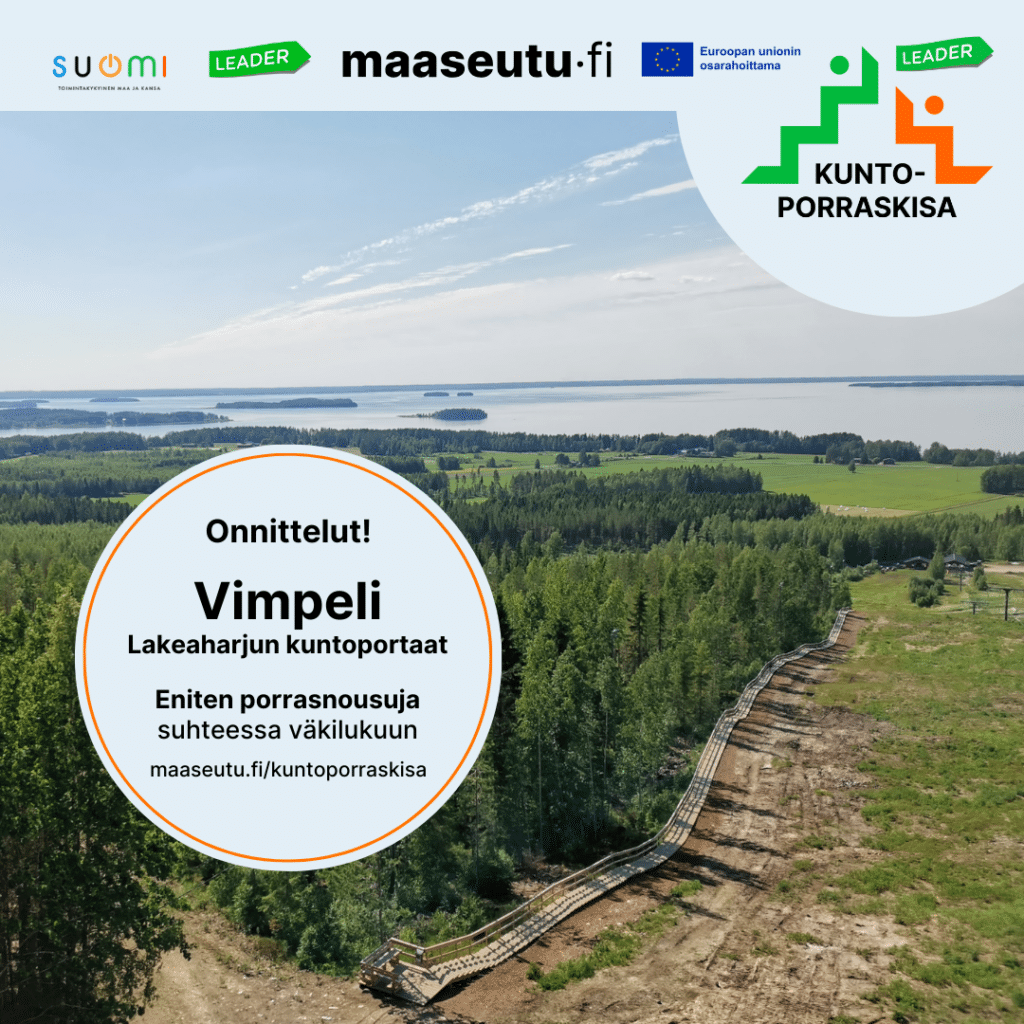 Vimpelin portaille eniten nousuja asukasmäärään nähden