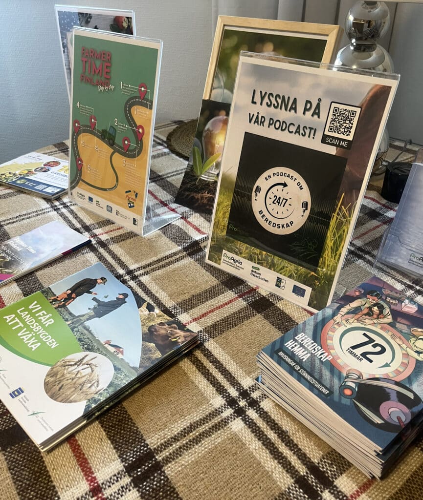 Material, såsom broschyrer, som har producerats inom projektet.