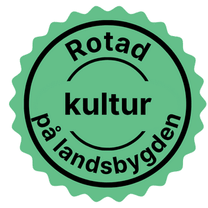 Stämpel med element "rotad kultur på landsbygden"